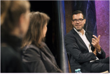 Alexandra Althoff (Stellv. Künstlerische Direktorin, Burgtheater), Anja Sczilinski (Leitung Burgtheaterstudio, Regisseurin) und Mag. Heinrich Himmer (Wiener Bildungsdirektor)