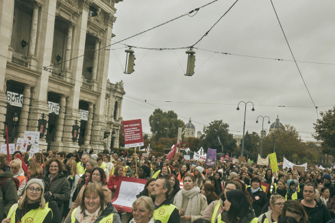 Protestdemo der Elementarpädagog*innen